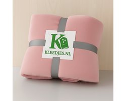 Fleece deken - Roze