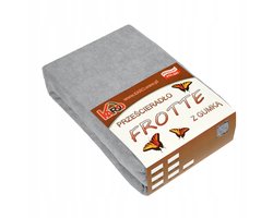 Fleece hoeslaken met elastiek 200x200 grijs ruit