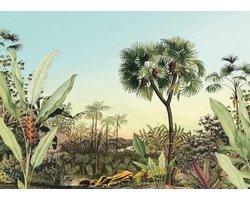 Fleece Muurafbeelding Oasis - Behang Decoratie voor Slaapkamer en Woonkamer - XXL