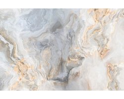 Fleece Muurafbeelding - Wanddecoratie Steenlook - Woonkamer Aankleden - Realistisch 3D-effect - 360 x 240 cm - Grijs