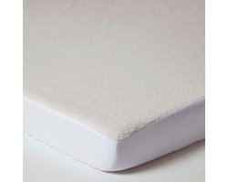 Fleece onderdeken matrastopper 90 x 200 cm – thermische top met 230 g/m² en elastische rok