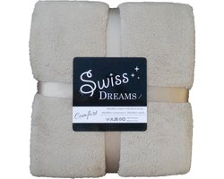 Fleece Plaid Comfort 150x200 cm Beige (Warm Beige)