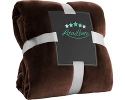 Fleece Plaid - Fleece deken - hoogwaardige deken, zachte deken, microvezeldeken als bankhoes, sprei, plaid of woonkamerdeken, 150 x 200 cm