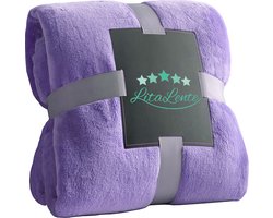 Fleece Plaid - Fleece deken - hoogwaardige deken, zachte deken, microvezeldeken als bankhoes, sprei, plaid of woonkamerdeken, 150 x 200 cm