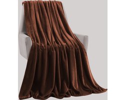 Fleece Plaid - Fleece deken - hoogwaardige deken, zachte deken, microvezeldeken als bankhoes, sprei, plaid of woonkamerdeken, 150 x 200 cm