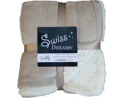 Fleece-Teddy Plaid 150x200 cm Beige (Warm Beige)