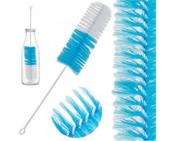 Fles afwasborstel - 2 Stuks Set 36x5cm- Flessenborstel - Babyfles afwasborstel - Drinkflesborstel - Glazenborstel