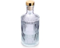Fles met Kurk Glas 250 ml - Waterfles - Decoratie - Dop