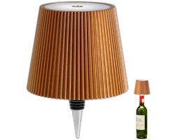 Fleslamp voor sterke drank - draadloze wijnflesverlichtingsset - 3-kleurige dimbare LED-tafellamp met aanraakbediening voor restaurants, huizen, bars, kantoren en Kerstmis