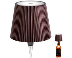 Fleslamp voor sterke drank - draadloze wijnflesverlichtingsset - 3-kleurige dimbare LED-tafellamp met aanraakbediening voor restaurants, huizen, bars, kantoren en Kerstmis