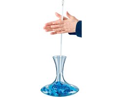Flessenborstel & Droger voor Karaffen, Vazen & Decanteerders - Blauw