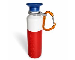 Flessenhouder Clip Geschikt voor Dopper Waterfles – Universele Bottle Carrier Ring voor Rugzak, Outdoor, Wandelen en Reizen – Geschikt voor Karabiner tot 10 mm – Lichtgewicht en Duurzaam – Grijs