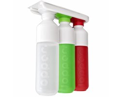 Flessenhouder Geschikt voor Dopper Waterflessen – Onder Kast of Plank – Keuken Organizer – Geschikt voor 3 Flessen – Wit