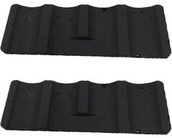 Flessenhouder voor Koelkast met Stapelbare Siliconen Rekken, 2 Stuks voor Keuken en Werkblad