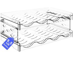 Flessenhouder voor Koelkast - Stapelbaar - 8 Flessen