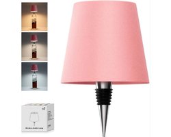 Flessenlamp/Tafellamp/Oplaadbare/Dimbaar/Waterdicht - Roze