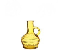 Flesvaas Lille geel Ø7xH10cm