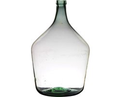 Flesvaas XL - glas - B29 x H46 cm - Bloemen/takken vaas