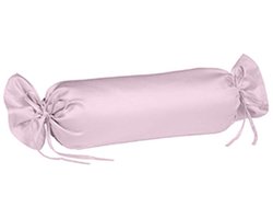 Fleuresse 15 x 40 cm Colours kussensloop | interlock jersey kussenhoes van 100% katoen | wasbaar op 60 graden | roze