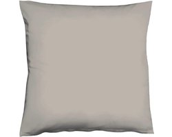 fleuresse 9200 Colours Interlock Jersey kussensloop van 100% katoen, Oeko-Tex Standard 100, 40 x 40 cm, grijs