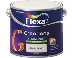 Flexa - Creations Muurverf Extra Mat - Sandy Beach - Creations - 2.5 Liter