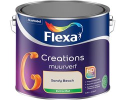 Flexa - Creations Muurverf Extra Mat - Sandy Beach - Mengverf - 2,5 L