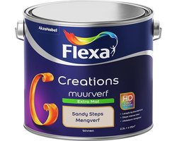 Flexa - Creations Muurverf Extra Mat - Sandy Steps - Mengverf - 2,5 L