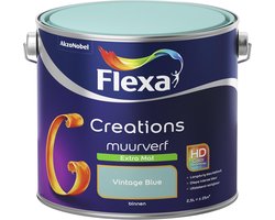 Flexa - Creations - Muurverf - Extra Mat - Vintage Blue - 2,5 liter