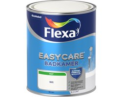 Flexa - Easycare Badkamer Muurverf - Wit - 1 L