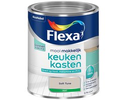 Flexa - Mooi Makkelijk Keukenkasten Mat - Soft Tune - Mengverf - 750 Ml