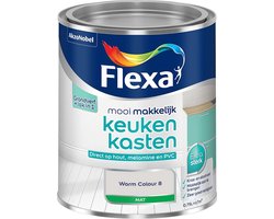 Flexa - Mooi Makkelijk Keukenkasten Mat - Warm Colour 8 - Mengverf - 0.75 L