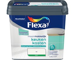 Flexa - Mooi Makkelijk Keukenkasten Mat - Wit - 750 Ml
