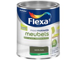 Flexa - mooi makkelijk meubels mat - 100% Salie - Mengverf - 0.75 L