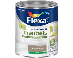 Flexa - mooi makkelijk meubels mat - Brave Ground - Mengverf - 0.75 Liter
