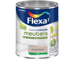 Flexa - mooi makkelijk meubels mat - Coarse Seashell - Kleur van het jaar 2025 - Mengverf - 0.75 L