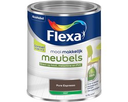 Flexa - mooi makkelijk meubels mat - Pure Espresso - Kleur van het jaar 2025 - Mengverf - 0.75 L
