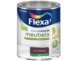 Flexa - mooi makkelijk meubels mat - Puur Aubergine - Mengverf - 0.75 L
