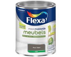 Flexa - Mooi Makkelijk Meubels Mat - Puur Veen - Mengverf - 750 Ml