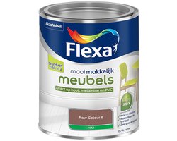 Flexa - Mooi Makkelijk Meubels Mat - Raw Colour 8 - Mengverf - 750 Ml