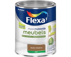 Flexa - mooi makkelijk meubels mat - Rustic Chestnut - Kleur van het jaar 2025 - Mengverf - 0.75 L