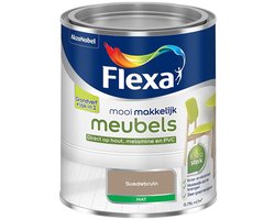 Flexa - Mooi Makkelijk Meubels Mat - Suedebruin - Mengverf - 750 Ml