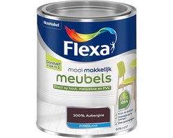 Flexa - Mooi Makkelijk Meubels Zijdeglans - 100% Aubergine - Mengverf - 750 Ml