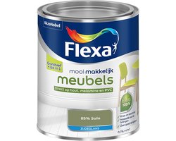Flexa - Mooi Makkelijk Meubels Zijdeglans - 85% Salie - Mengverf - 0.75 L