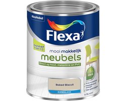 Flexa - Mooi Makkelijk Meubels Zijdeglans - Baked Biscuit - Kleur van het jaar 2025 - Mengverf - 0.75 Liter