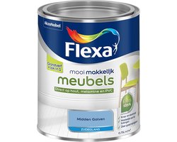 Flexa - Mooi Makkelijk Meubels Zijdeglans - Midden Golven - Mengverf - 750 Ml