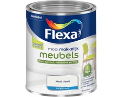 Flexa - Mooi Makkelijk Meubels Zijdeglans - Mooi IJswit - Mengverf - 0.75 L