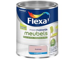 Flexa - Mooi Makkelijk Meubels Zijdeglans - Oudroze - Mengverf - 0.75 L