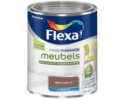 Flexa - Mooi Makkelijk Meubels Zijdeglans - Raw Colour 8 - Mengverf - 750 Ml
