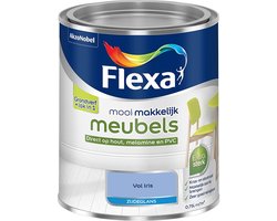 Flexa - Mooi Makkelijk Meubels Zijdeglans - Vol Iris - Mengverf - 750 Ml