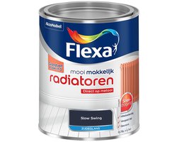 Flexa - Mooi Makkelijk Radiatoren Zijdeglans - Slow Swing - Mengverf - 750 Ml
